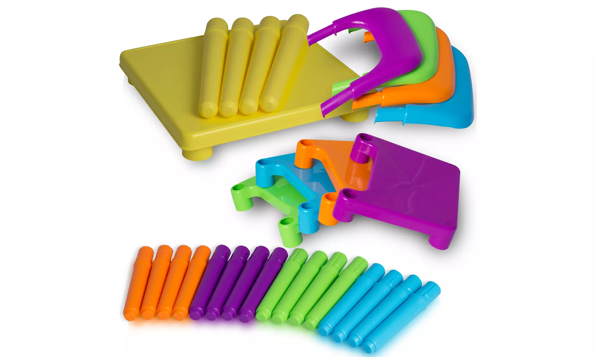 Kids' Table Set with 4 Chairs - Second Medium