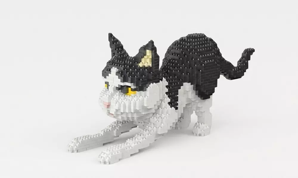 Mini costruzioni a blocchi ispirate agli animali domestici