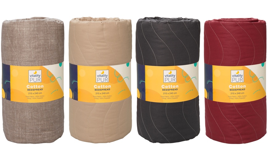 Image 2: Couvre-lit double-face