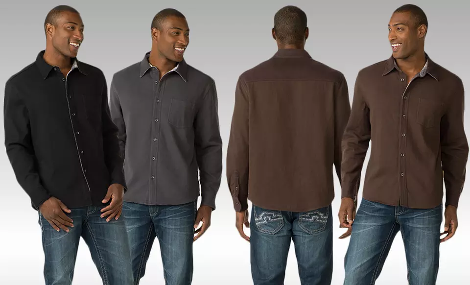 Sketchers Men's Thermal-Lined Flannel Shirts. Multiple Colors Available. - Primary Image