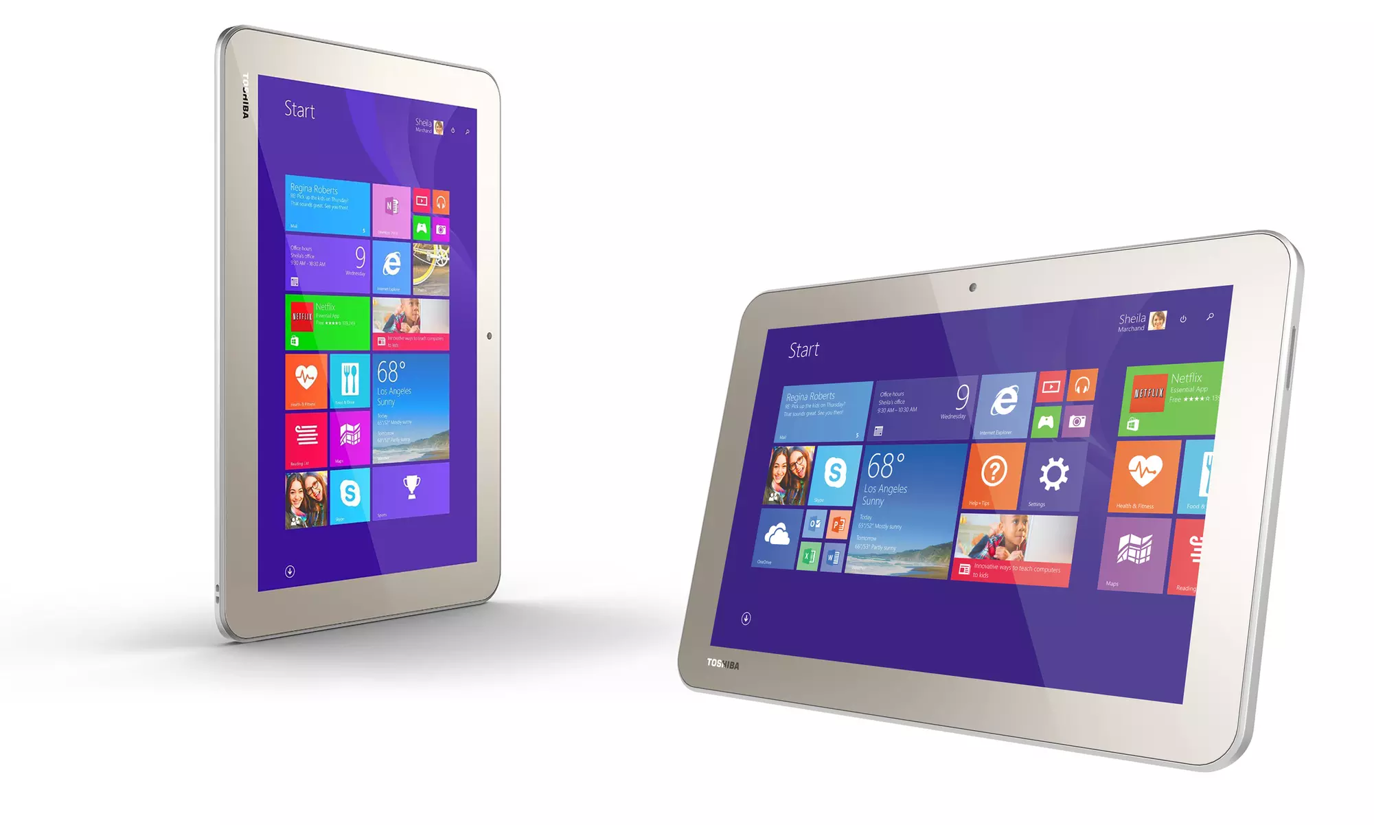 Toshiba Encore 2 32GB 10.1" Tablet with Windows 8.1 and Intel Atom Z3735G Processor (Manufacturer Refurbished) - Primary Image