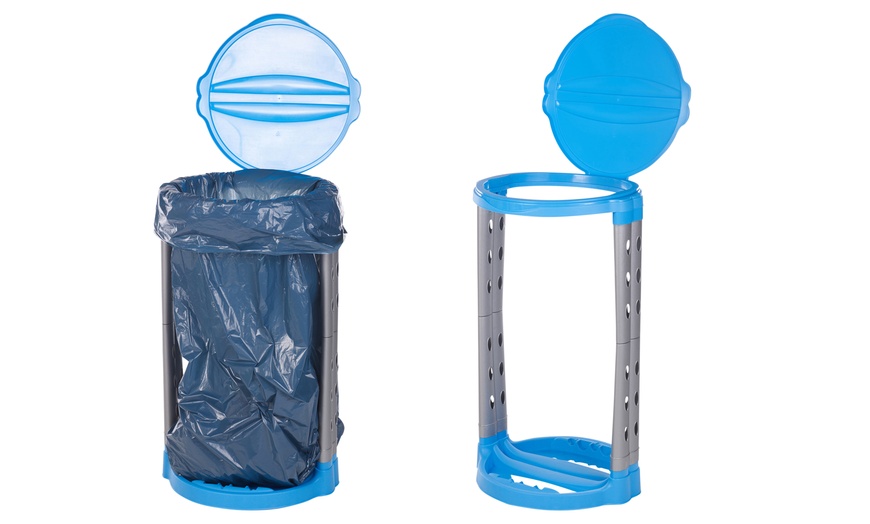 Image 9: Collapsible Bin Bag Holder