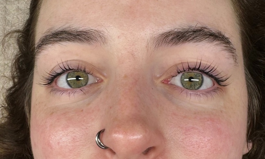 Image 1: Get Beautiful Lashes with One Eyelash Tinting and Lift Treatment