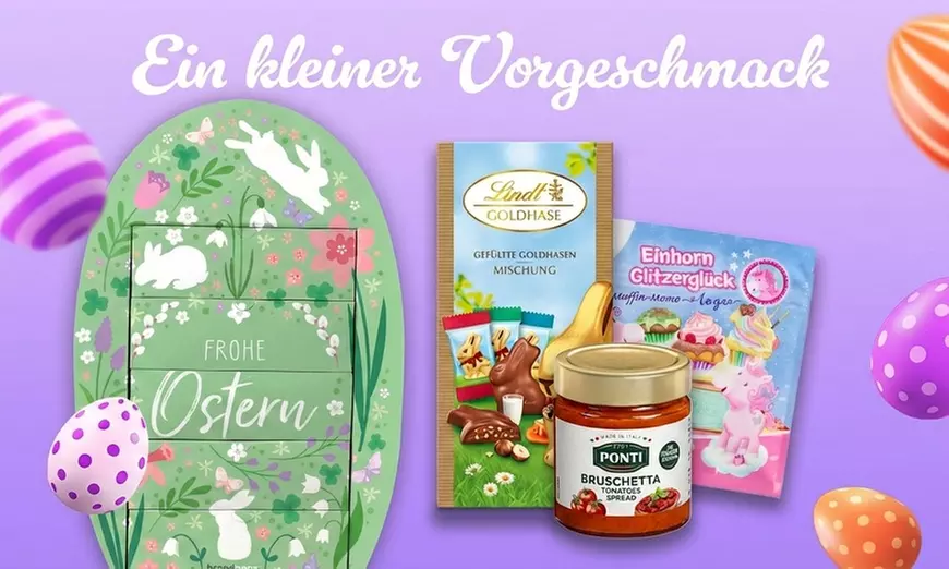 brandnooz XXL Osterei „Food und Wellness“ oder „Food und Family“