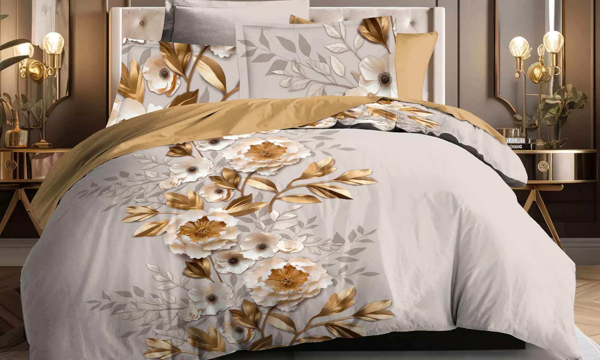 Parure de couette 3 pièces "Louna" d'Univers Décor