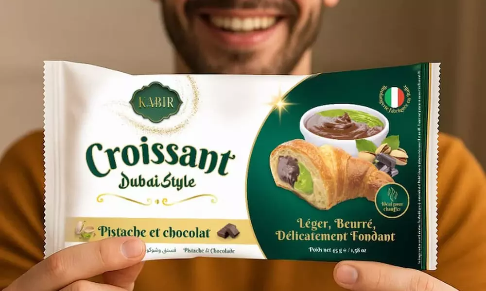 Luxe croissants Dubaï-stijl