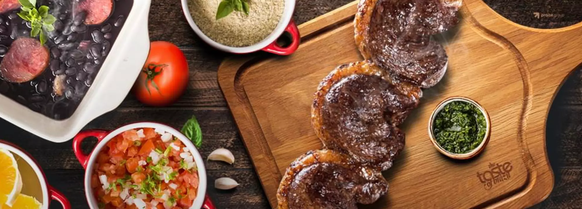Brazilian Rodízio Steaks & Salad Buffet with Free Drink and Dessert