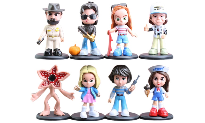 Image 1: Set di 8 figure in PVC ispirate a Stranger Things