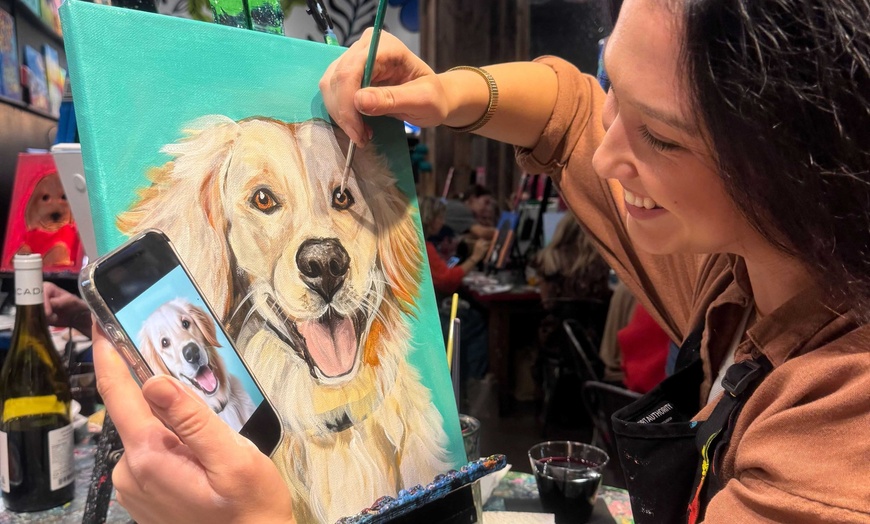 Image 5: Paint and Sip Experience for Two or Four at Muse Paintbar: Nashville