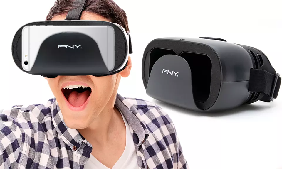 One or Two PNY DiscoVRy Virtual Reality Headsets for Smartphones - Primary Image