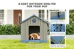 PawHut Dog Kennel Outdoor for Dogs - Second Medium