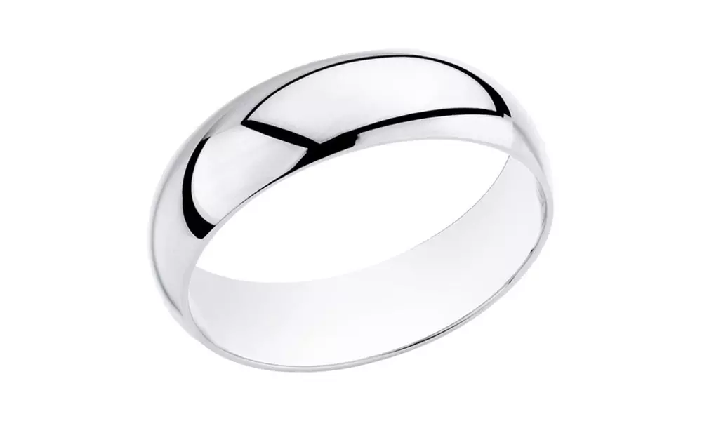 Sterling silver 7MM Unisex Bands