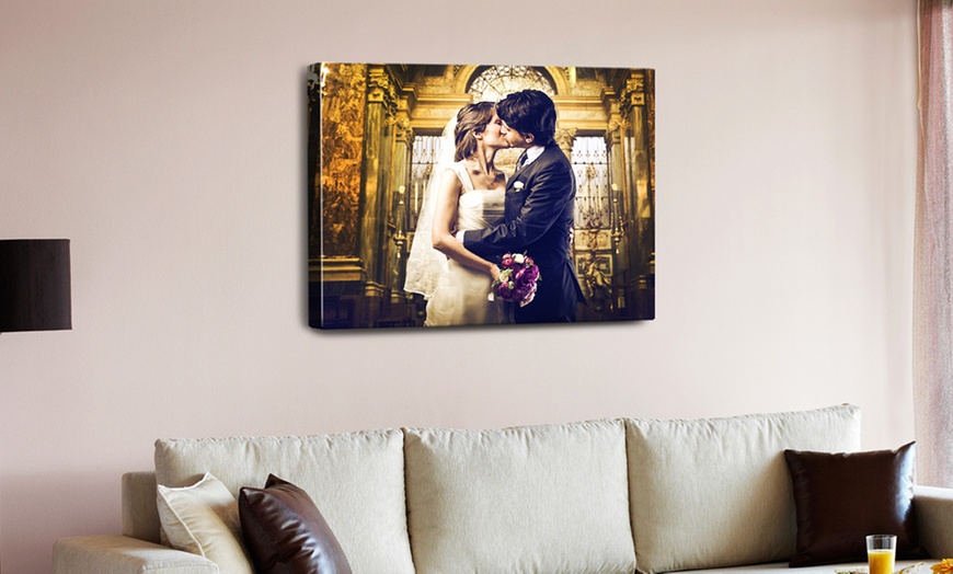 Image 3: A2 Personalised Photo Canvas