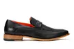 Vincent Cavallo Bespoke Men's Embossed-Detail Slip-On Loafers - Image 3