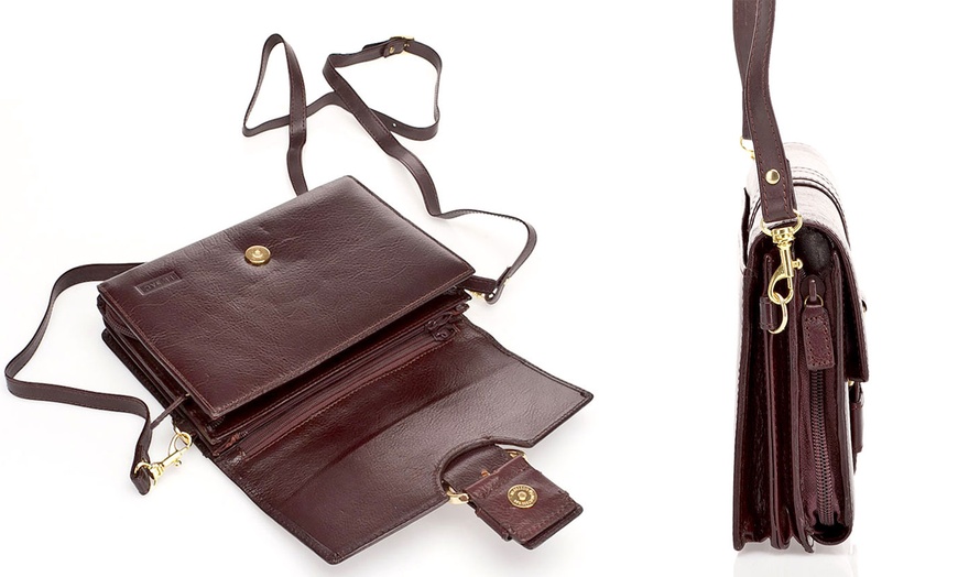 Image 2: Leather 2-in-1 handbag and wallet