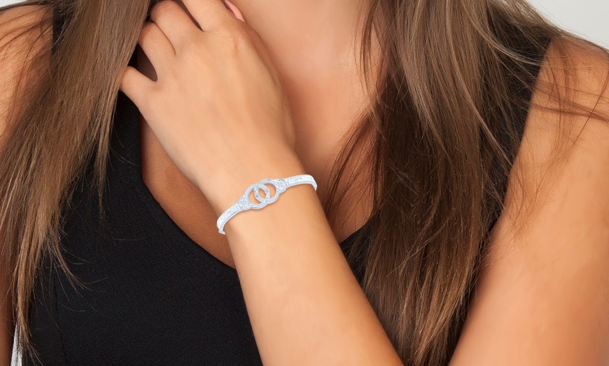 Image 11: Brazalete con cristales brillantes de SC Crystal