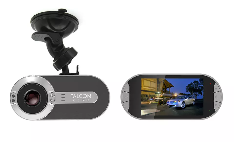 Falcon Zero F170 1080p Full HD DVR Car Dash Cam with 170° Wide Angle Lens - Primary Image