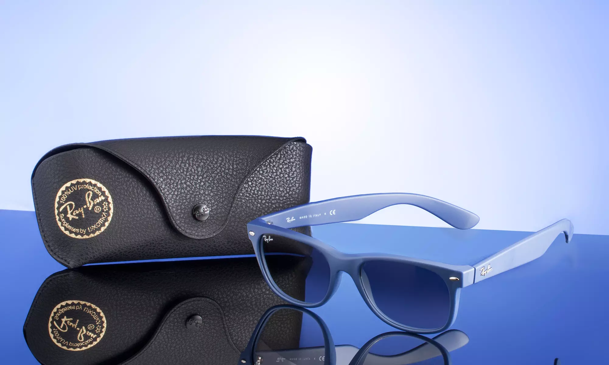 Ray Ban Clubmaster, Wayfarer, or Aviator Sunglasses from $99.99–$109.99 - Primary Image