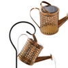 Image 8: Solar Watering Can Light - Warm White LED Rainfall Effect Garden Stake