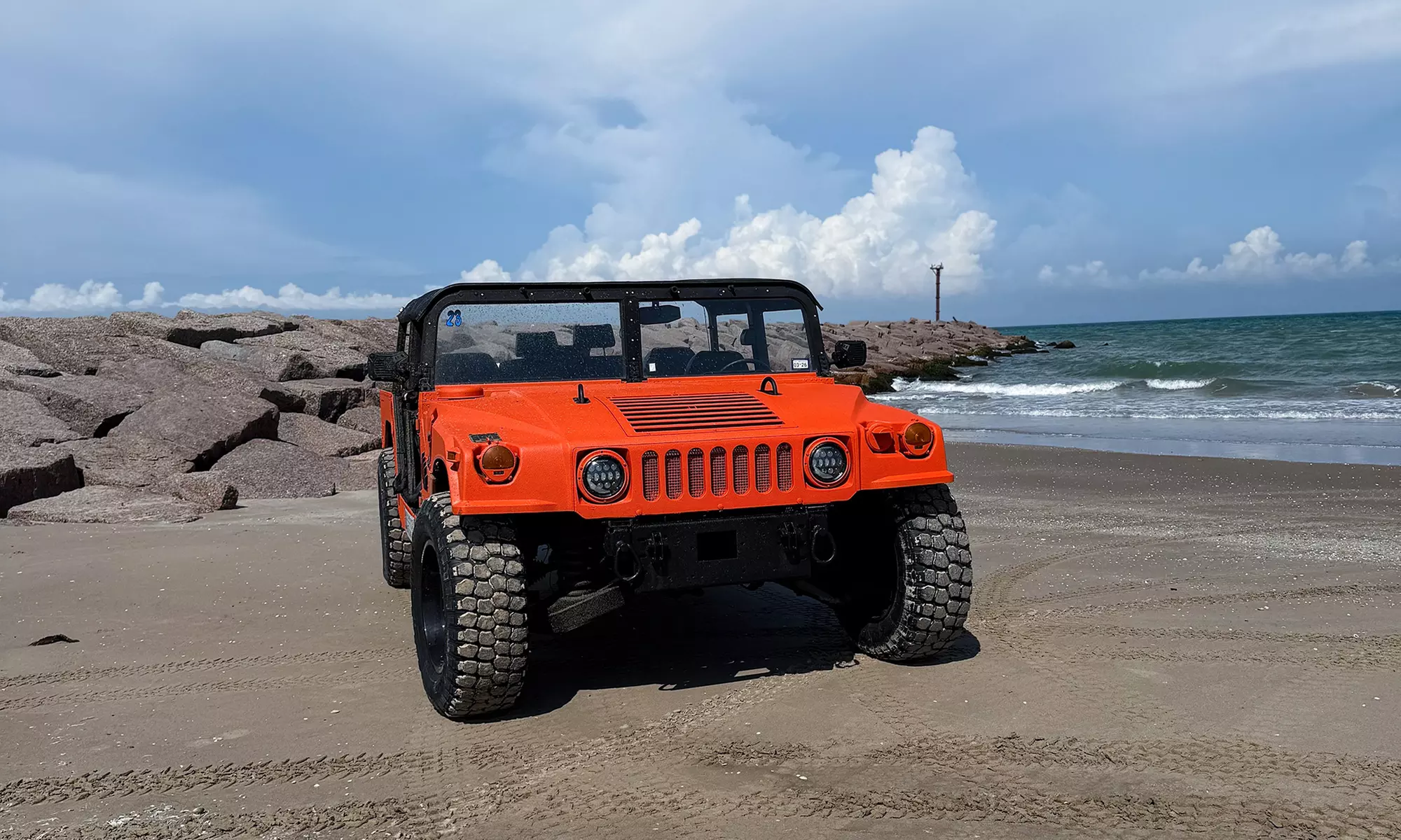 Explore Padre Island in a Two, Four, Six or Eight-Hour Humvee Rental