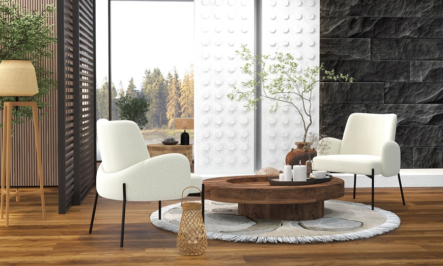 Image 7: Fauteuil en "Alexis" de Doosense en tissu cozy 