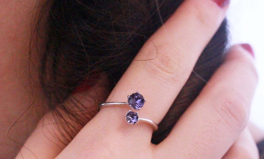 Image 5: Purple Stone Ring