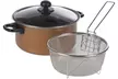 Black Marble or Copper Deep Fat Fryer 24cm Pan - Second Medium