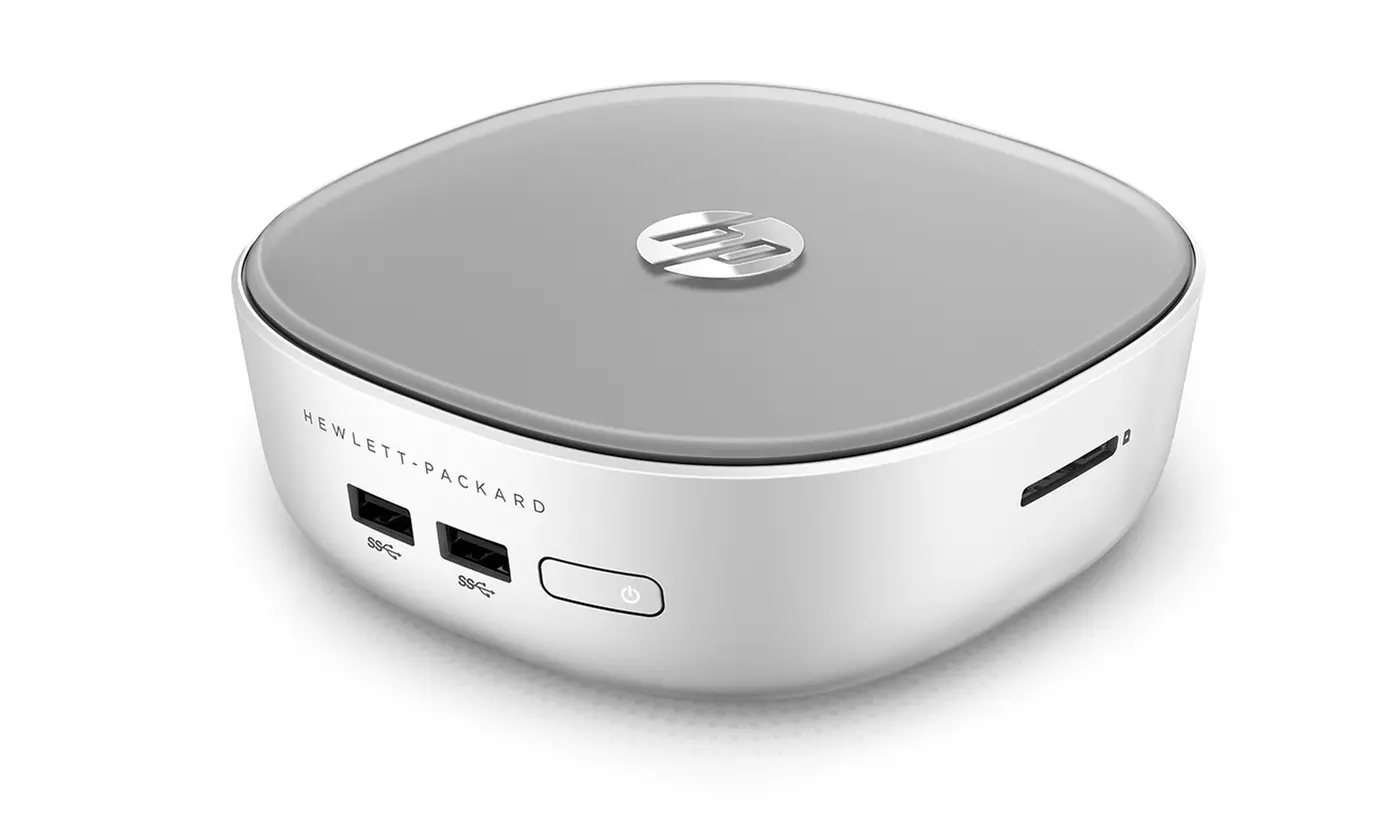 HP Pavilion Mini Desktop PC with Intel Pentium Processor, 4GB RAM, and 500GB Hard Drive - Primary Image