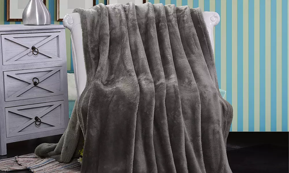 JML Soft Lightweight Plush Flannel Blanket for Bed/Sofa,King/Queen Size