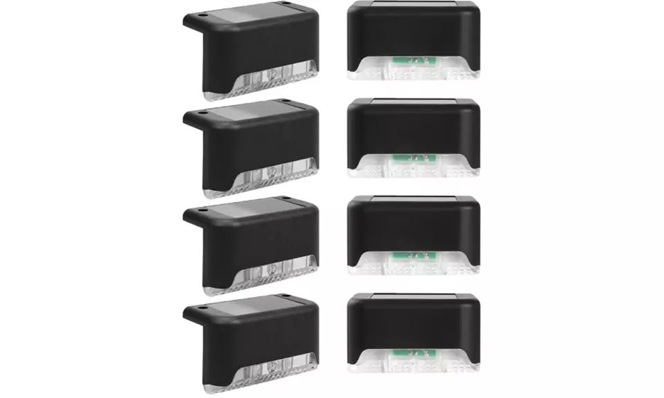 8-Pack Solar LED Deck & Step Lights