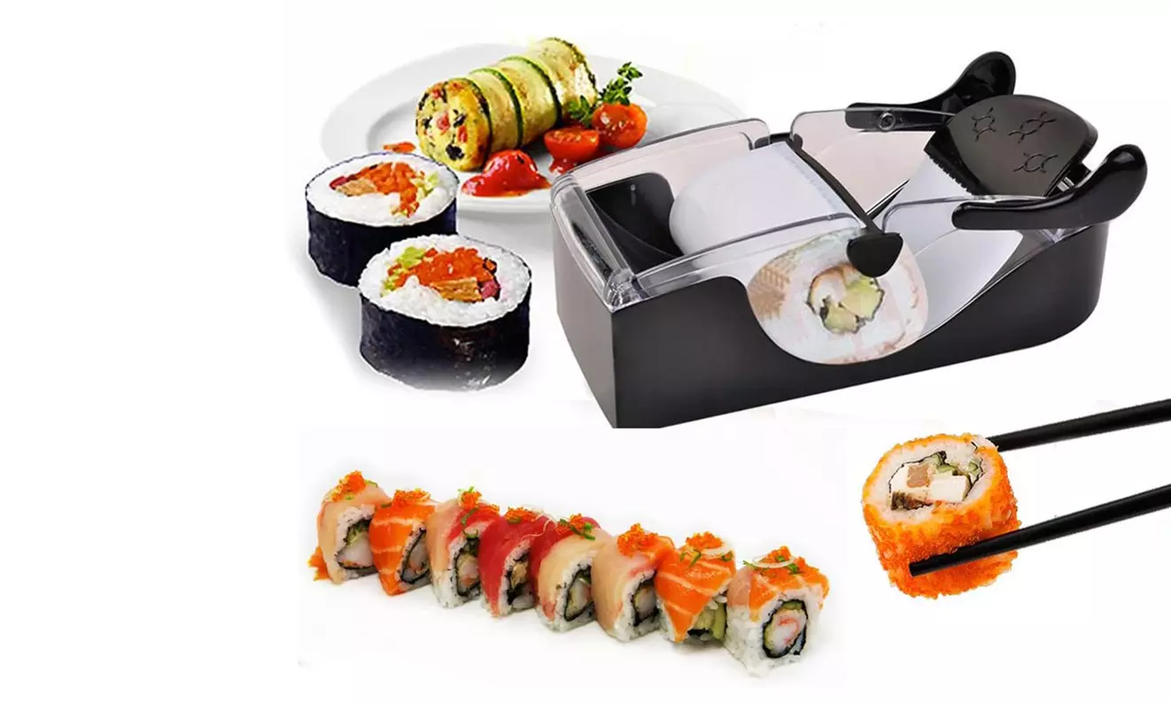Macchina per cucina giapponese per creare involtini e rotoloni di sushi - Primary Image