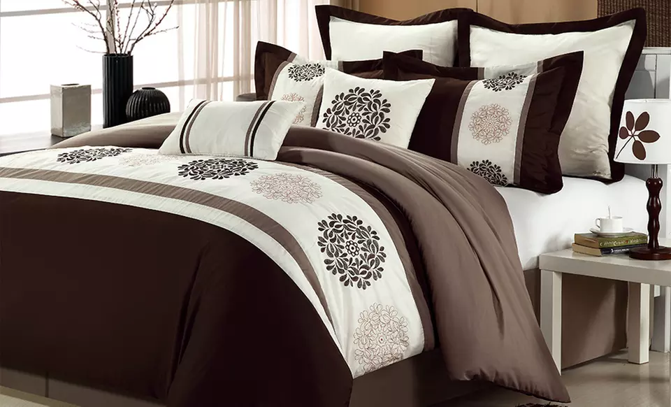 8-Piece Beijing Embroidered Comforter Set. Multiple Sizes from $69.99–$74.99. Free Returns. - Second Medium
