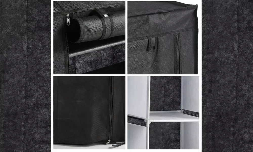 Armoire penderie en tissu "Armando"