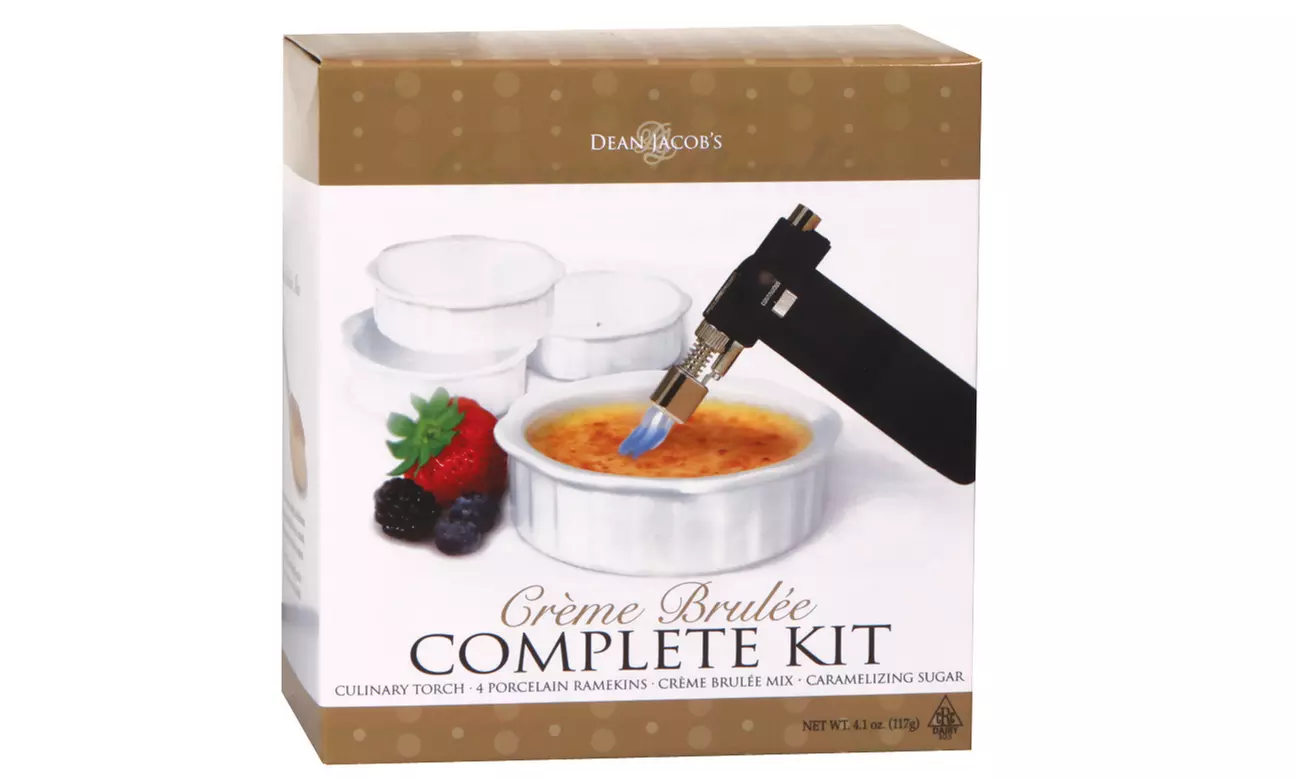 Crème Brulée Kit with Culinary Torch - Second Medium