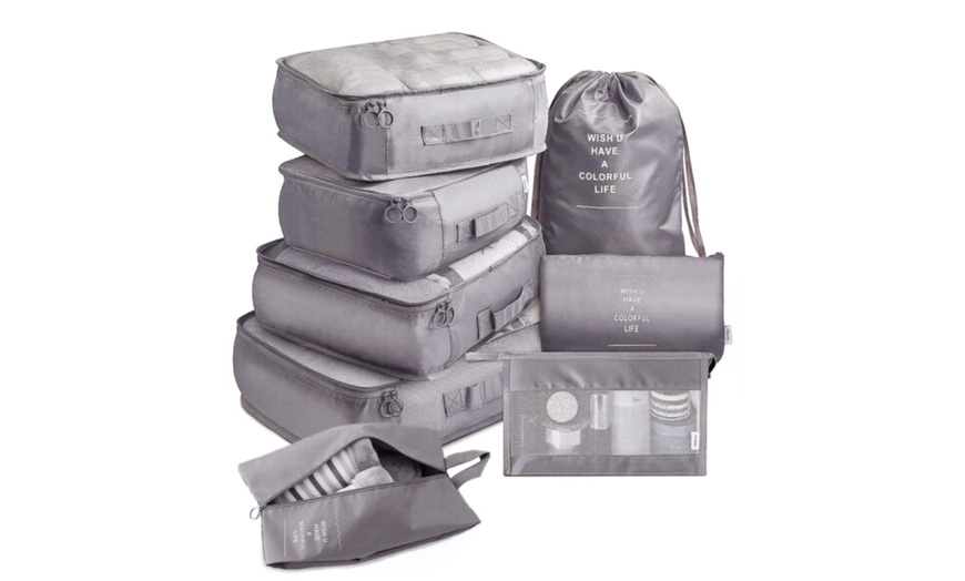 Image 7: 8-Piece Compact Travel Baggage Set in Assorted Colours