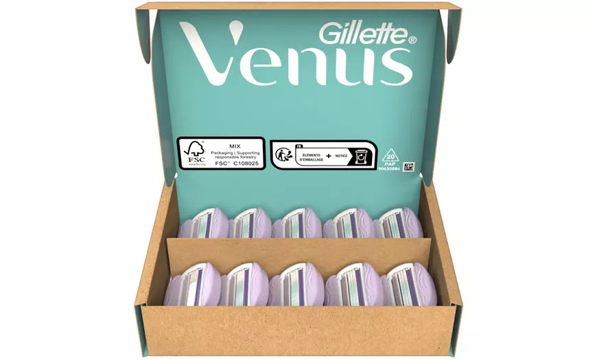 Image 2: Paquete de 20 cuchillas Venus, de Gillette