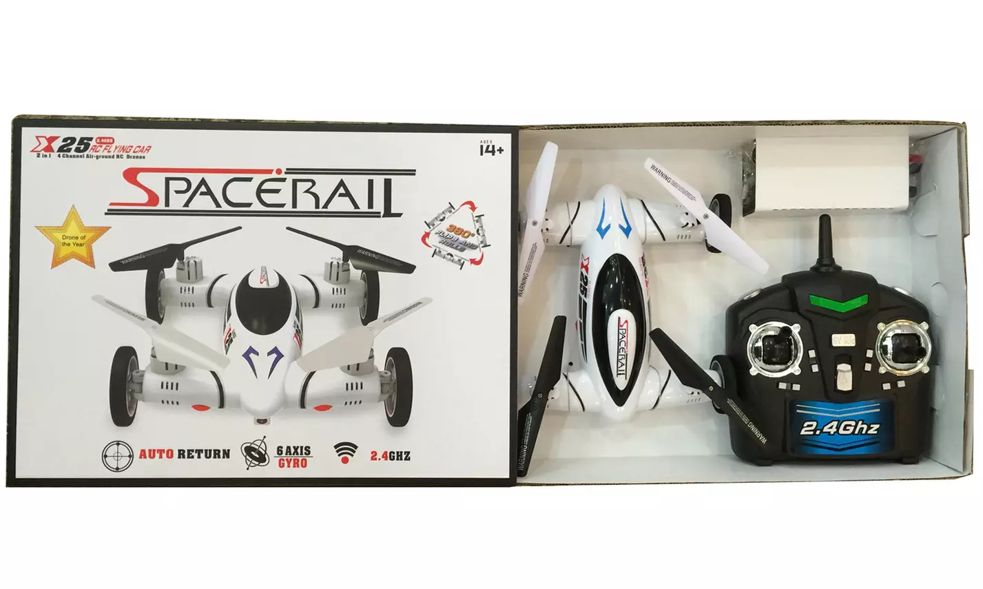 Flying RC Car Drone with 6-Axis Gyro - Image 3