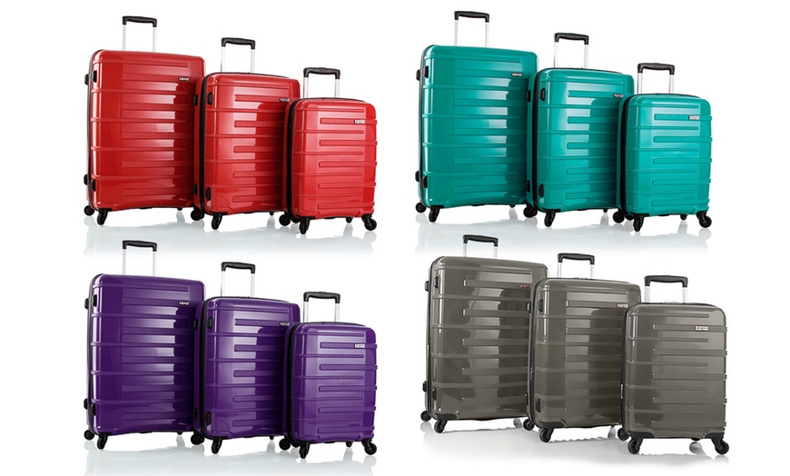 Image 1: Three-Piece Luggage Set