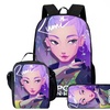 Image 13: KPop Demon Hunters Inspired Backpack Set 