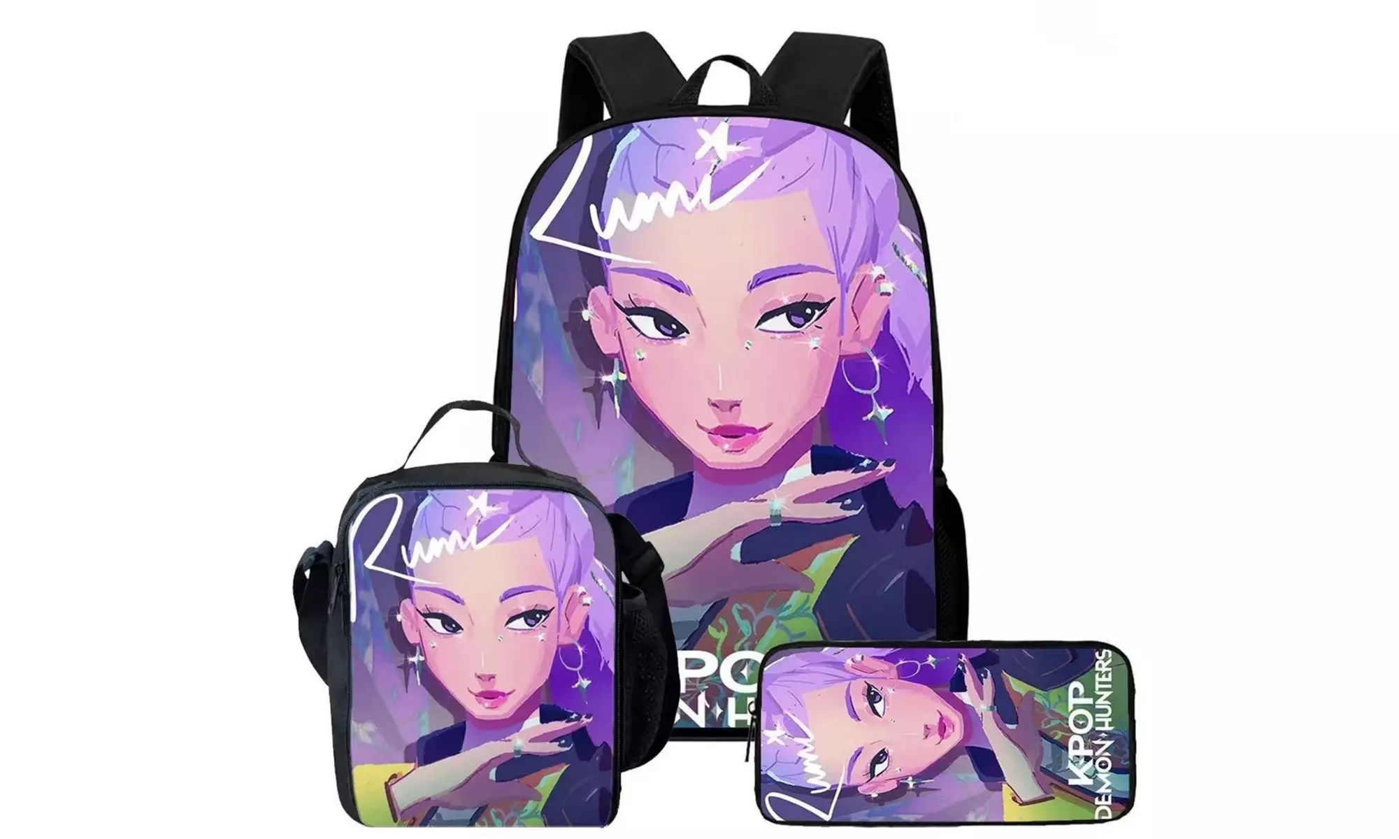 KPop Demon Hunters Inspired Backpack Set