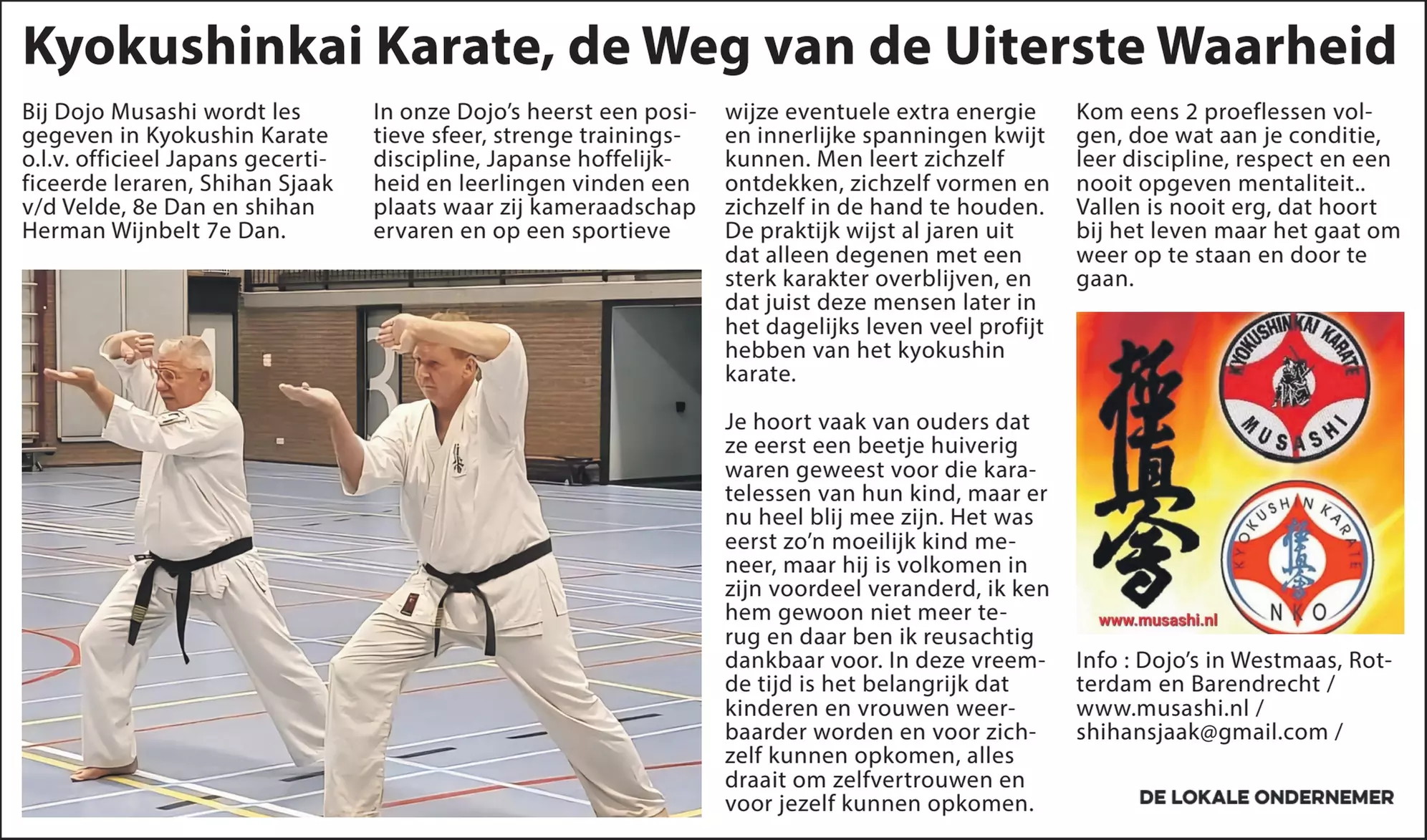 Leer jezelf verdedigen met Kyokushin karate! Tot 67% korting