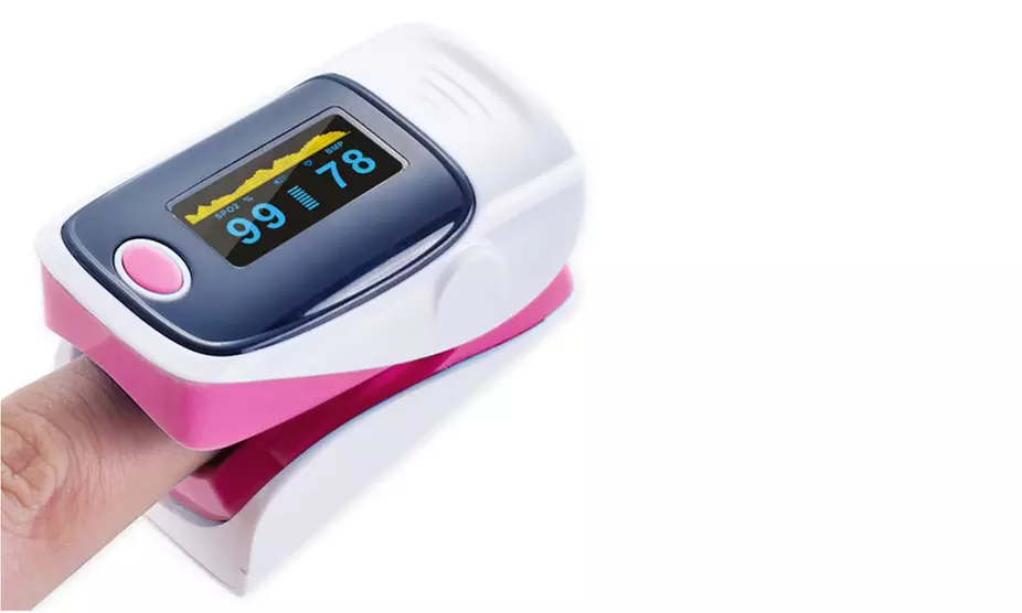Fingertip Pulse Oximeter And Blood Oxygen Saturation Monitor With LED Display