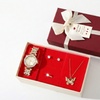 Image 5: Gold Tone Watch and Jewellery Gift Set with Necklace Earrings and Ring