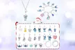 Adventskalender mit Anime-Cartoon-Armband- und Halsketten - Second Medium