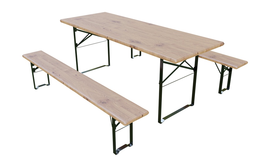 Image 6: Set birreria Azul in legno naturale