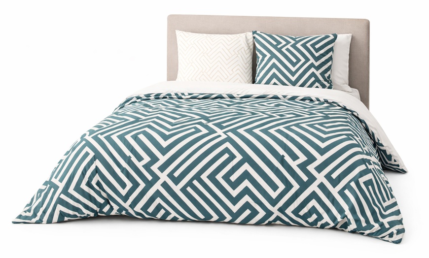 Image 9: Parure de lit réversible en coton