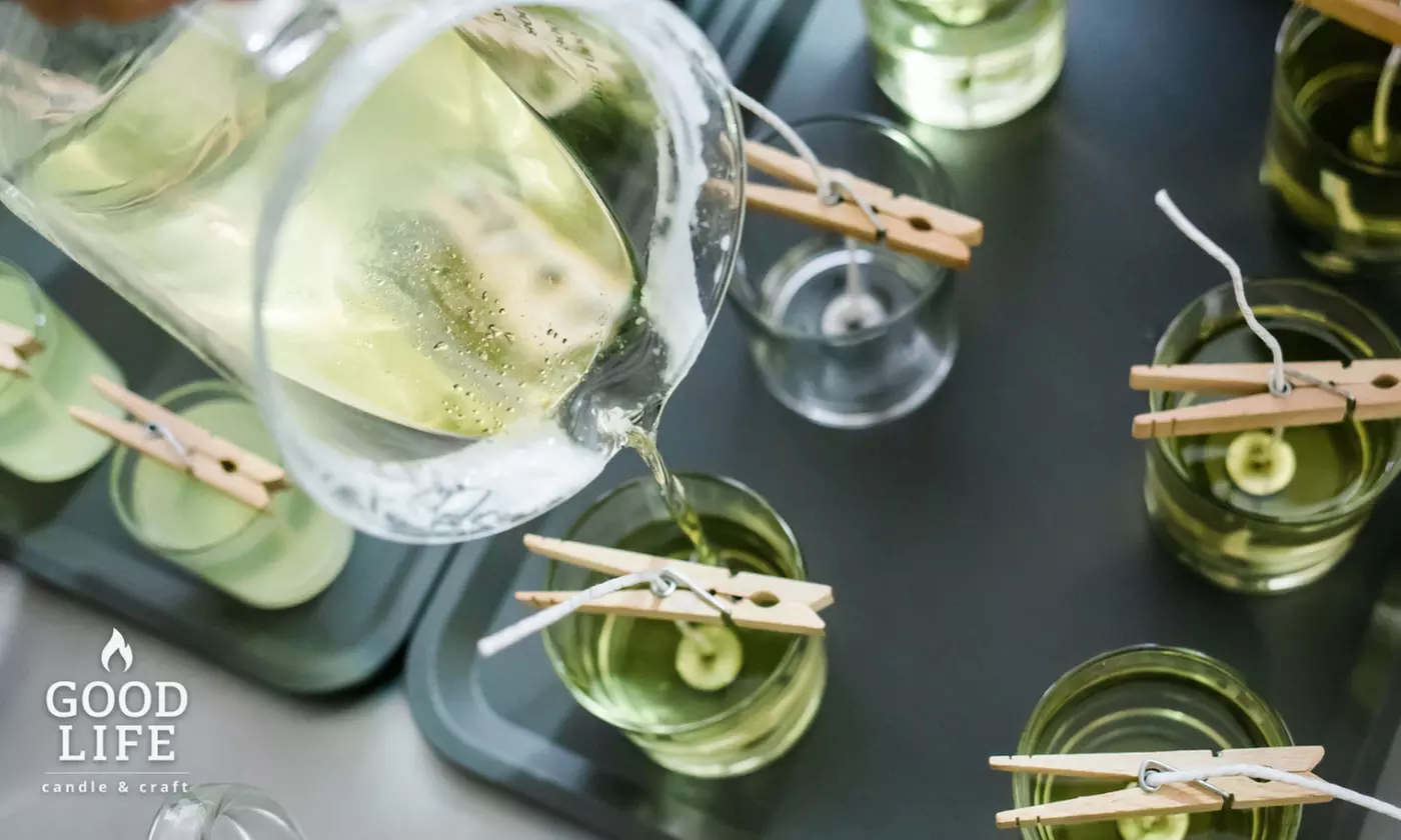 Custom Candle Making for One, Two or Four + Choice of Wine/Refreshment