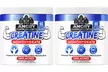 Angry Supplements 100% Creatine Monohydrate Premium Unflavored Powder 2-Pack - Second Medium