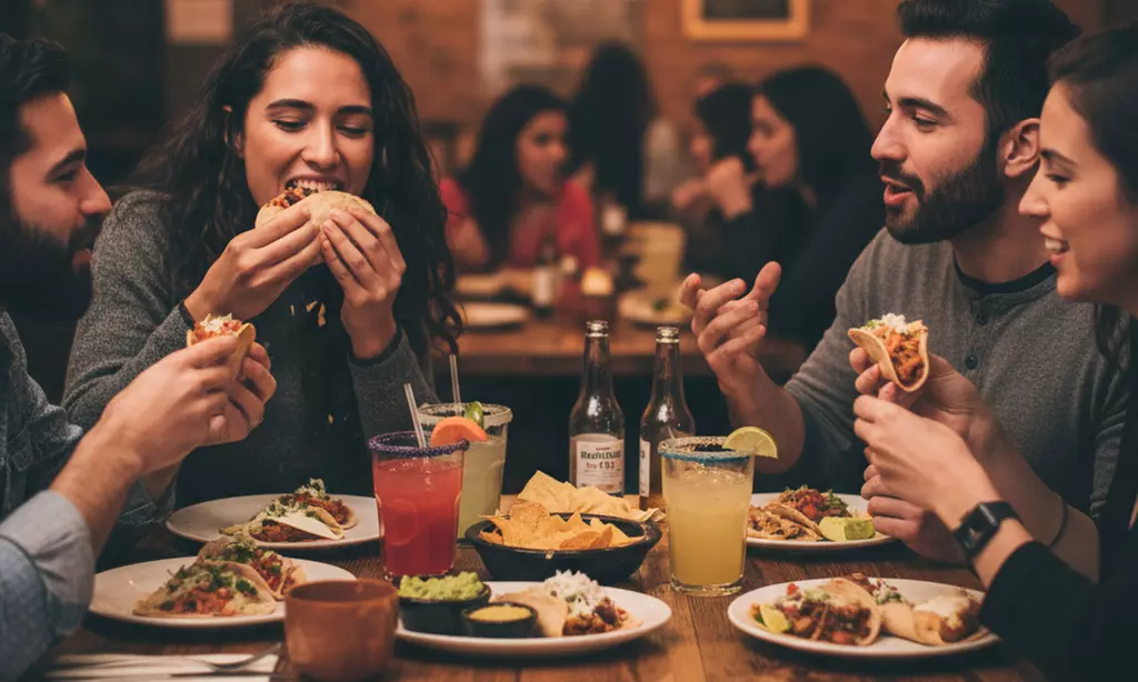 Feast with Friends: Taco and Drink Fiesta for One, Two, Four or Six at Tasty Spuds ( Up to 30% Off ) - Second Medium