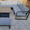 Image 3: Havana 6-Seater Corner Sofa Dining Set with Water-Resistant Cushions